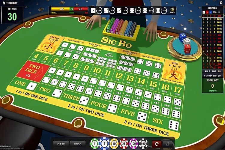 Tài xỉu đang là tựa game nổi bật nhất tại sảnh cược V9bet