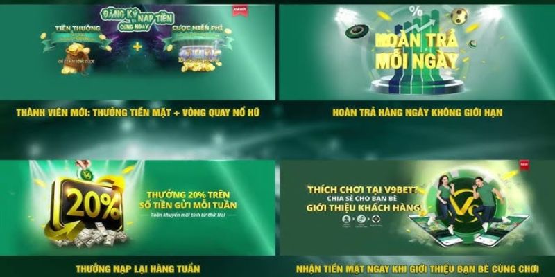 Nhận khuyến mãi tại V9BET để trải nghiệm